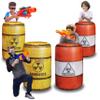 NINOSTAR 4 Barrels Inflatables, Compatible with Nerf, Laser tag, Birthday Party Activities and Decoration. view 1