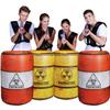 NINOSTAR 4 Barrels Inflatables, Compatible with Nerf, Laser tag, Birthday Party Activities and Decoration. view 3