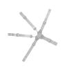 High Chair Straps, Safety and Comfort Material Easy to Use 5 Point Baby Harness for Pushchair for Stroller(Gray Button 5-Point Strap) view 3