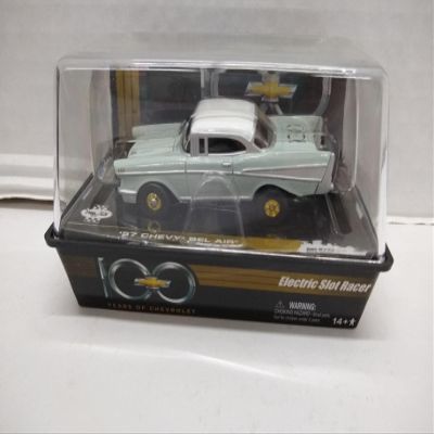 Auto World SC236 100 Years 1957 Bel Air HO Scale Electric Slot Car - Light Seafoam Green