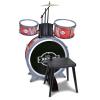 Bontempi - BeatMaster: Bontempi-514506 Children's Drum with Realistic Sounds and Fun, 500 x 500 x 680 mm, Red and Black view 1