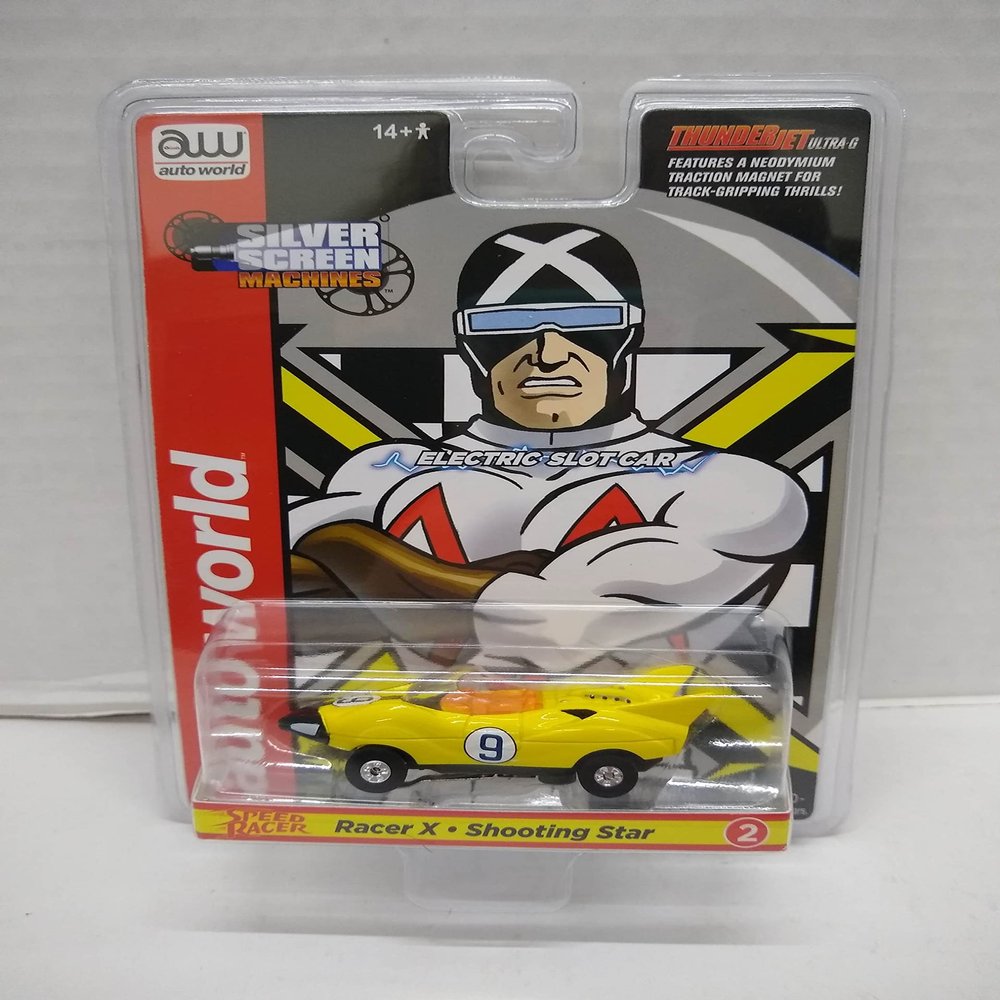 Auto World SC372-2 Speed Racer Racer X HO Scale Electric Slot Car