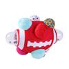 The Season Toys Football Bumpy Ball for Baby Cognitive Developmental, Baby Boys & Girls  Newborn to 36 Months Sensory Football Rattle Toy, Red view 1