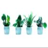 Birostiana Miniature Dollhouse Accessories 16 Pieces Miniatures Plants Flowers Bonsai Greenery Ornament Mini Toys for Dollhouse Fairy Garden Landscape DIY Decor Craft view 2