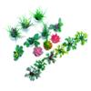 Birostiana Miniature Dollhouse Accessories 16 Pieces Miniatures Plants Flowers Bonsai Greenery Ornament Mini Toys for Dollhouse Fairy Garden Landscape DIY Decor Craft view 4