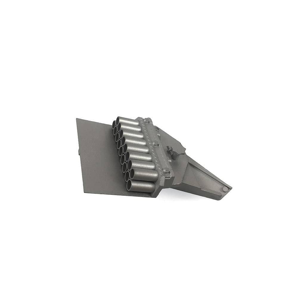1/16 Scale Leopard2A6 3889 Rc Tank DIY Smoke Launchers Decoration Spare Parts (Metal Color)