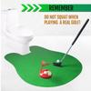 Novelty Place Toilet Golf Game Set - Practice Mini Golf in Any Restroom/Bathroom - Father's Day, White Elephant, Christmas, Valentines Funny Gag Gifts view 4