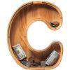 Sulevalt 12" Extra Large Wooden Letter Piggy Banks - Piggy Banks for Boys Girls Kids, Alphabet Money Banks with Initial C - Coin Banknote Bank Birthday/Christmas for Kids view 3
