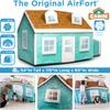 The Original Patented AirFort - Build A Fort in 30 Seconds, Inflatable Fort for Kids, Play Tent for 3-14 Years, A Playhouse Where Imagination Runs Wild, Fan not Included (Cabin) view 3