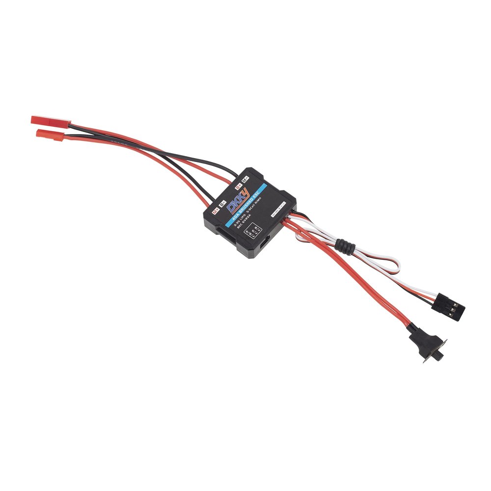 DKKY RC Brushed ESC 40A, RC Motor Electric Speed Controller for 1/16 1/18 1/24 RC Crawler AX24 FCX24 FCX18 RC Accessories Parts (1 Piece)