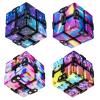 Infinitycube Fidget Toy Stress Relieving Fidgeting Game for Kids and Adults,Cute Pocket-Sized Unique Gadget for Anxiety Relief and Kill Time (4, Colorful) view 1