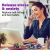 Infinitycube Fidget Toy Stress Relieving Fidgeting Game for Kids and Adults,Cute Pocket-Sized Unique Gadget for Anxiety Relief and Kill Time (4, Colorful) view 3