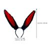 Beaupretty 2pcs Easter Plush Bunny Ears Headband Spring Rabbit Ear Hair Party Cosplay Prop Headwear for Easter Cosplay Favor view 2