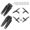 01 02 015 Propeller Quick Release 4730F, Exquisite Lightweight Excellent Blade Props Spare Parts Wing Plastic for Spark Drone(Black Silver Edge) view 3