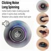 FREELOVE Metal Fidget Spinner for Adults, Upgraded Fox, Stainless Steel Fidget Toys, High Spin Long Spinning Finger Gyro, Small Mini Fidget Block, Silent Bearings EDC for Men Anxiety Cool view 4