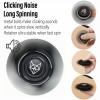 Freelove Upgraded Fox Tri 1.8'' Fidget Spinner with Steel Beads, Luminous Metal Spinners Toys for Adults, Premium Bearing 2~4 Min, Autism Sensory ADHD Anxiety Focus Meditation, Aluminum Alloy, Black view 4