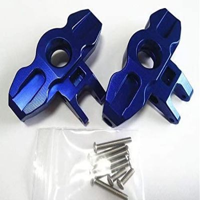 for UDR Traxxass Unlimited Desert Racer 8552 Blue 2PCS CNC Aluminum Axle Carriers Front C-Hubs