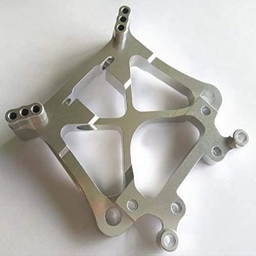 for HPI 1/8 Savage X XL Savage Flux 85234 Alloy Damper PLATE-1PC Slver Aluminum Front or Rear Shock Tower