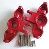 for UDR Traxxass Unlimited Desert Racer 8552 Red 2PCS CNC Aluminum Axle Carriers Front C-Hubs view 1