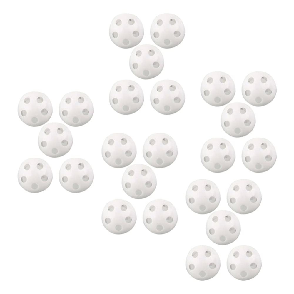 Toddmomy 50Pcs Round Doll Noise Maker Repair Fix Toy - Rattle Squeaker Noise Maker Replacement Rattle Insert Crafts Accessories 24mm