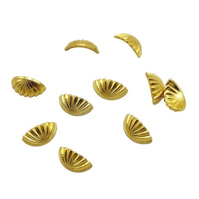 10/12 Scale Dollhouse Miniature Furniture Drawer Pulls Handle Kitchen Cabinet Hardware for Bedroom Living Room Decoration, Gold