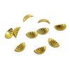 10/12 Scale Dollhouse Miniature Furniture Drawer Pulls Handle Kitchen Cabinet Hardware for Bedroom Living Room Decoration, Gold view 2