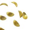 10/12 Scale Dollhouse Miniature Furniture Drawer Pulls Handle Kitchen Cabinet Hardware for Bedroom Living Room Decoration, Gold view 4