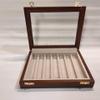 Pen box, Wooden and velvet case Display stand for maxi fountain pens view 2