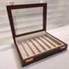 Pen box, Wooden and velvet case Display stand for maxi fountain pens view 3