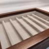 Pen box, Wooden and velvet case Display stand for maxi fountain pens view 4