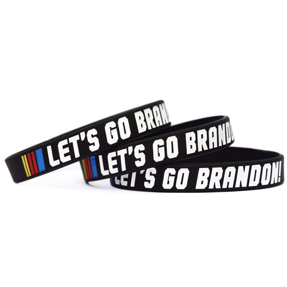 SayitBands Three (3) of Let's Go Brandon Bracelets