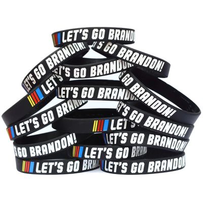 SayitBands Fifteen (15) of Let's Go Brandon Bracelets