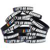 SayitBands Fifteen (15) of Let's Go Brandon Bracelets view 1
