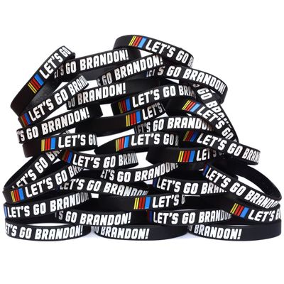 SayitBands One Hundred (100) of Let's Go Brandon Bracelets