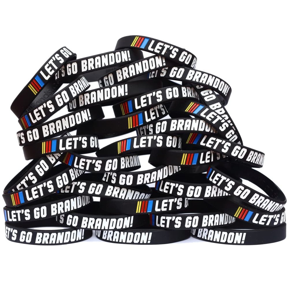 SayitBands One Hundred (100) of Let's Go Brandon Bracelets