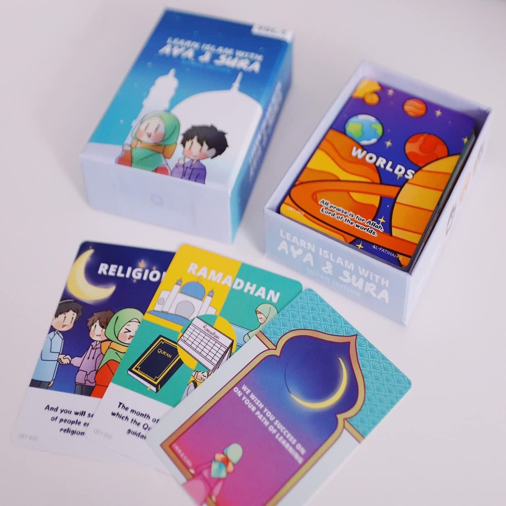 Aya & Sura Flashcards Quran Edition Volume 1 | Learn Arabic and Islamic Culture with Aya and Sura