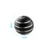 Apqdw Kinetic Desk Toy Ball, 1.54'' Kinetic Desktop Spinning Toys, Optical Illusion Fidget Toys Gadgets for Adults Office Anxiety, ADHD (39MM, Black-A) view 2