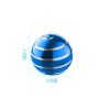 Apqdw Kinetic Desk Toy Ball, 1.54'' Kinetic Desktop Spinning Toys, Optical Illusion Fidget Toys Gadgets for Christmas Birthday (39MM, Blue-A) view 2