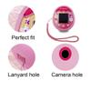 LeoTube Silicone Shell Cover and Lanyard for Tamagotchi Pix Interactive Pet Machine with Camera, Compatible New Tamagotchi Pix Electronic Pet Accessory (Pink) view 2