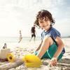 Kids Sand Shovels 16" Long Kids Beach Spade Durable Wood Handle ABS Plastic Spade Garden Tool Set for Kids Adults Garden Sand Snow Backyard Summer Beach Shoolbackyard Sandbox 3- Pink Blue Yellow view 4