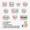 100-500 Personalized Labels - Customized Stickers with Any Design Image Logo Text, 1.5"-10" for Business Logo, Thank You Labels view 2