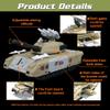 XDUOYJOY Military Tank Toy Sets, Army Toys with 7 Vehicles, Army Men Trucks Helicopter Birthday Gift for Boys Age 4-7, Easy to Store view 4