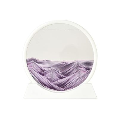 Moving Sand Art Picture Flowing Sand Painting,Sand Picture,3D Deep Sea Dynamic Sandscape,Tabletop Sand Picture for Bedroom Office Hotel Home Decor Party Gift (Color : H, Size : 7INCH)