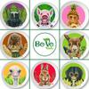 10" Giraffe Plate for Children. Meet Tangiraffe! Made in the USA, BPA-Free, Melamine-Free, Break Resistant, Unisex Kids, Baby & Toddler Plastic Dishes. view 4