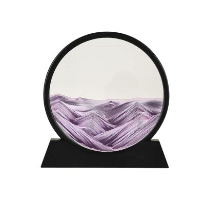 Moving Sand Art Picture Flowing Sand Painting,Sand Picture,3D Deep Sea Dynamic Sandscape,Tabletop Sand Picture for Bedroom Office Hotel Home Decor Party Gift (Color : F, Size : 7INCH)