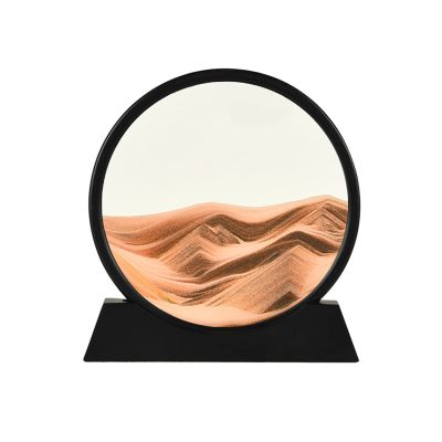 Moving Sand Art Picture Flowing Sand Painting,Sand Picture,3D Deep Sea Dynamic Sandscape,Tabletop Sand Picture for Bedroom Office Hotel Home Decor Party Gift (Color : B, Size : 7INCH)