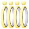 AGUZXTM 4 Pack Decompression Sticky Ball Tape DIY Rainbow Color Tape Kit for Adult Kids Party (Yellow) view 1