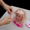 Maedack Makeup Pretend Playset for Girls - 17Pcs Hairdressing Styling Head Doll Makeup Toy Educational Toy Gift -A view 2