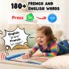ZeenKind French English Talking Learning Book for Kids 2 3 4 5 6 Years Old, Learn French Interactive Audio Sound Books for Toddlers, Francais Educational Electronic Toys, Bilingual Musical Toy view 3