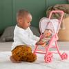 Corolle Mon Premier Poupon Foldable Baby Doll Stroller Set - Lightweight Toy Stroller for Toddlers 1-3 - Pink & White Doll Carriage for 12 Inch Dolls view 4